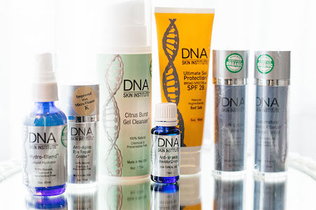 DNA Skin Care Selection of Bottles